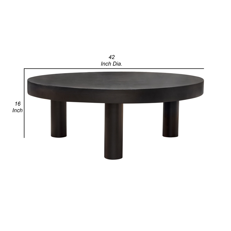 Benjara Reny Cocktail Coffee Table- 42