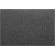 Benjara Rexy L Shape Sofa- 3pc Manual Reclining Sectional- Dark Gray Burlap
