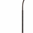 Benjara Downbridge Metal Floor Lamp with Leaf Accents- Multicolor