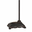 Benjara Downbridge Metal Floor Lamp with Leaf Accents- Multicolor