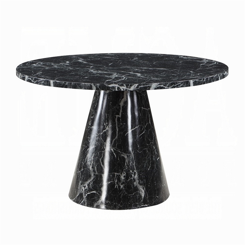 Benjara Olivia Dining Table- Pedestal Base- 48
