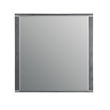 Odiy Vanity Dresser Mirror- Charcoal Gray- 42 Inch Solid Pine Wood