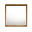 Tey Vanity Dresser Mirror- Honey Brown- Solid Rubberwood 39 Inch