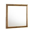 Tey Vanity Dresser Mirror- Honey Brown- Solid Rubberwood 39 Inch