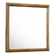 Tey Vanity Dresser Mirror- Honey Brown- Solid Rubberwood 39 Inch