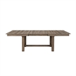 Harris Extendable Dining Table- 66-94 Inch Top- Walnut Brown Wood