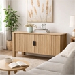 Hay TV Media Console- 47 Inch- 2 Doors w Adjustable Shelves- Beige