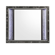 Ren Dresser Mirror- 45 Inch- Crushed Crystal Look Black Laminate- LED