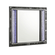 Ren Dresser Mirror- 45 Inch- Crushed Crystal Look Black Laminate- LED