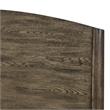 Roxy Queen Bed with Mid-Century Modern Design- Walnut Brown Okume