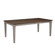 Henry Dining Table- 78-96 Inch Extendable Leaf- Vintage Light Cream