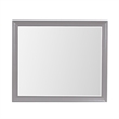 Limi Dresser Mirror- Brushed Gray Solid Acacia Wood- 43 Inch