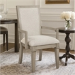 Henry Dining Chair Set of 2- Beige Polyester- Vintage Light Cream