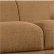 Oliver Loveseat with Round Sloped Arms- Soft Brown Boucle 68 Inch