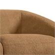 Oliver Sofa with Round Back Sloped Arms- Soft Brown Boucle 88 Inch