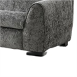 Sero Sofa- Padded Bench Style Seat- Modern Dark Gray Velvet 89 Inch