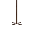 Jema 3 Tier Coat Rack- 9 Hanging Hooks- 70 Inch Dark Brown Solid Wood