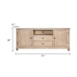 Cherie TV Stand Cabinet- Storage Cabinets- Light White Wash- 72 Inch
