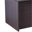 Nea Desk Shell- 71 Inch Reception Top- Driftwood Smoke Gray Wood