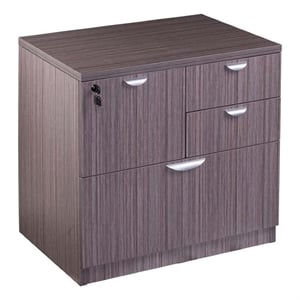 Ley 4 Drawer Lateral File Cabinet- Driftwood Gray Office Storage
