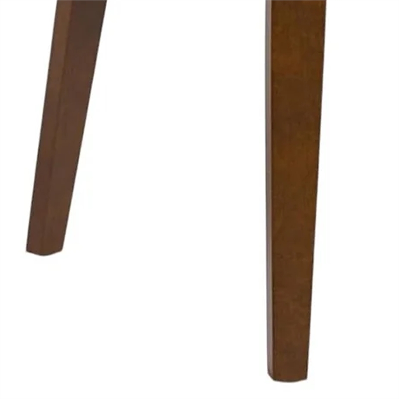 Narv Dining Table- 71 Inch Oval Top in Walnut Brown Solid Wood