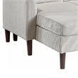 Nyla All-In-One Sectional Sofa Set with Double Chaise- Beige Corduroy
