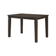 Vicy Counter Height Table w Removable Leaf- 36-54 Inch- Espresso Brown