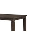 Vicy Counter Height Table w Removable Leaf- 36-54 Inch- Espresso Brown