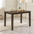 Vicy Counter Height Table w Removable Leaf- 36-54 Inch- Espresso Brown