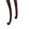 Liana Marble Console Table- Cherry Brown Pine Wood- Rectangular 52 Inch