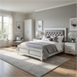 Queen Bedroom Set-White-Storage Bed with Drawers-3-Piece Set-Bed-Two Nightstand