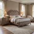 Queen Size Bedroom Set-Storage Bed with Drawers-3-Piece Set-Bed-Two Nightstand