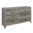 Queen Size Bedroom Set-Panel Design-4-Piece Set -4Bed-Nightstand-Dresser-Chest