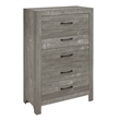 Queen Size Bedroom Set-Panel Design-4-Piece Set -4Bed-Nightstand-Dresser-Chest