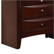Queen Size Bedroom Set-Brown- Panel Design-3-Piece Set with Bed- Two Nightstands