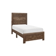 Full Size Bedroom-Panel Design-5-Piece Set- Bed-Nightstand-Dresser-Mirror-Chest