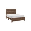 King Size Bedroom Set-Panel Design-5-Piece Set -Bed-2Nightstand-Dresser-Chest