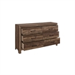 King Size Bedroom Set-Panel Design-5-Piece Set -Bed-2Nightstand-Dresser-Chest