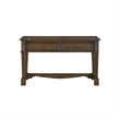 Rox Sofa Console Table- 50 Inch Top- 2 Drawers w Bronze Knobs- Brown