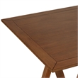 Namie Counter Height Dining Table- Brown Rectangular 78 Inch Wood Top