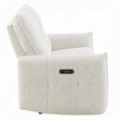 Lali Power Motion Recliner Loveseat with USB- Zero Gravity- Cream Chenille