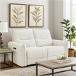 Lali Power Motion Recliner Loveseat with USB- Zero Gravity- Cream Chenille