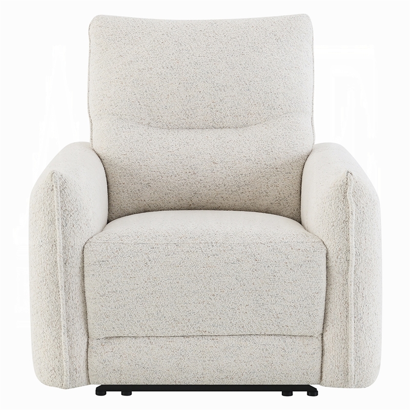 Lali Zero Gravity Power Motion Recliner Chair- USB Port- Cream Chenille