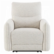 Lali Zero Gravity Power Motion Recliner Chair- USB Port- Cream Chenille