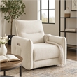 Lali Zero Gravity Power Motion Recliner Chair- USB Port- Cream Chenille