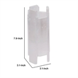 Decorative Candle Holder- Coastal White Selenite Stone- 8 Inch