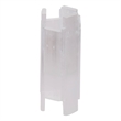 Decorative Candle Holder- Coastal White Selenite Stone- 8 Inch