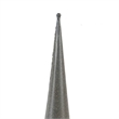 Candle Holder- Pointed Cone Finial on Wired Orb- Gray Metal 26 Inch