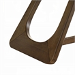 Lery Dining Table- 94 Inch Rectangular Top w Angled Base- Walnut Brown