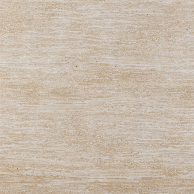 Jory Dining Table- 79 Inch Oval Travertine Paper Top- Beige Wood Finish